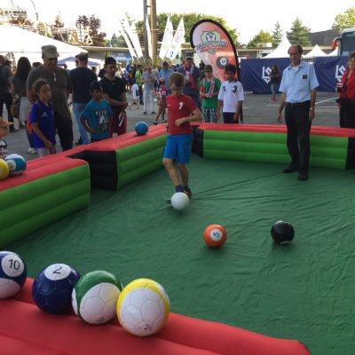 Terrain de Footbillard gonflable Terrain de Footbillard gonflable